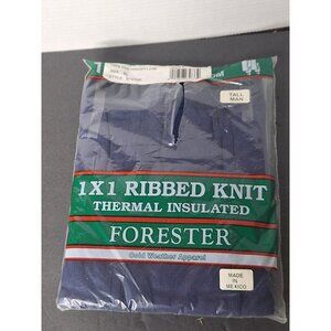 Vintage Forester 1x1 Ribbed Knit Thermal Insulated Pants  Mens Size X-Large Tall